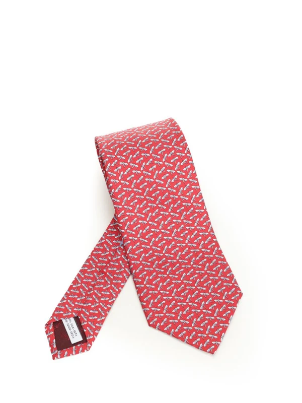 Ferragamo Red Neck Ties
