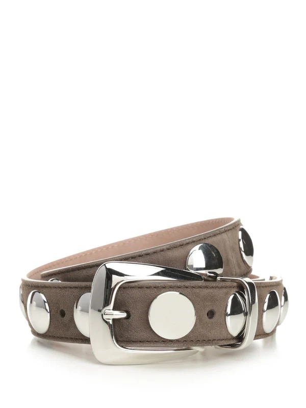 Khaite Brown Leather Belts