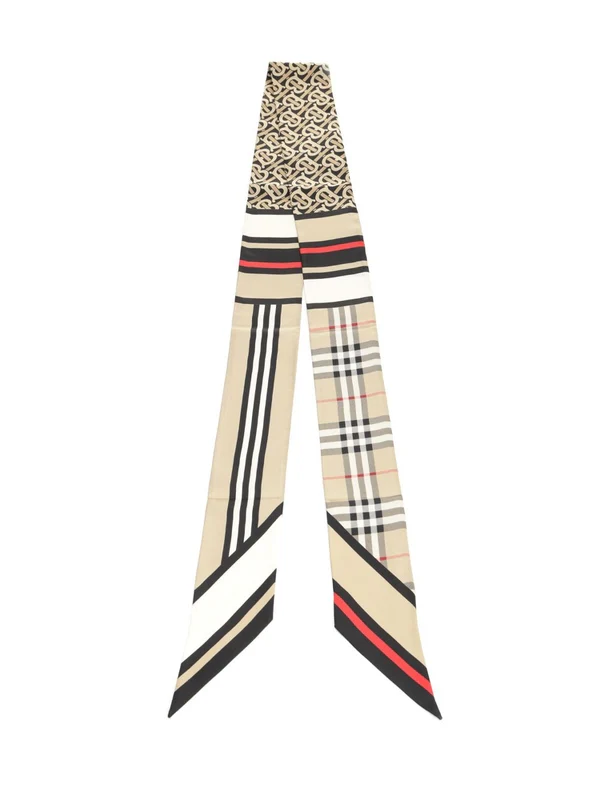 Burberry Multicolor Silk Mufflers