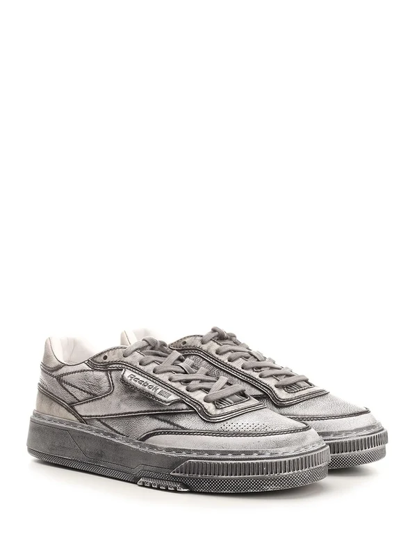 Reebok Club C LTD Grey Low Top Sneakers - Image 4
