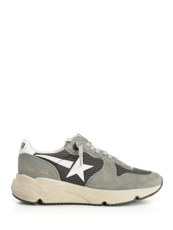 Golden Goose Green Low Top Sneakers