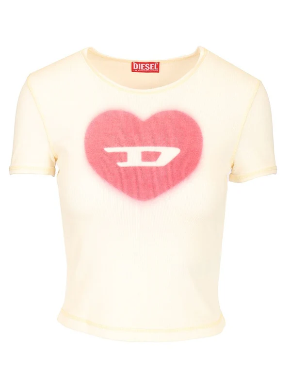 Diesel White Half Sleeve