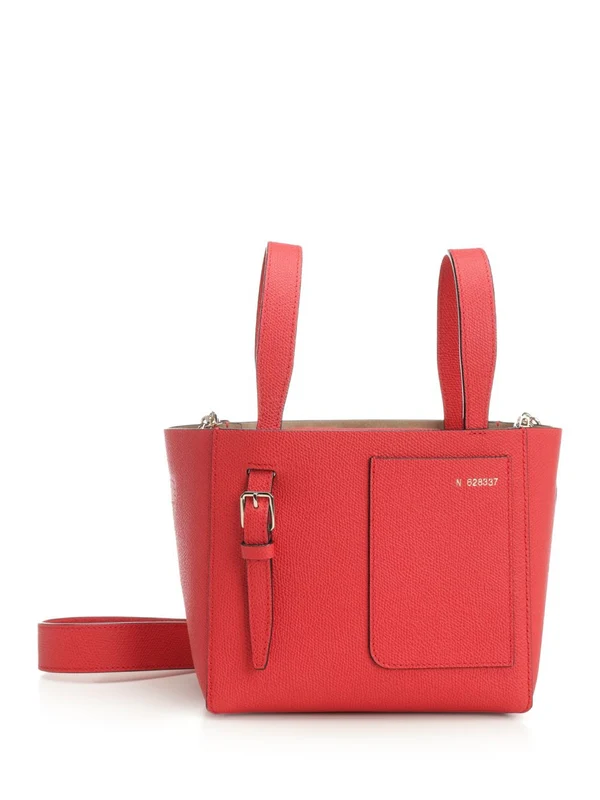 Valextra Red Bucket Bags