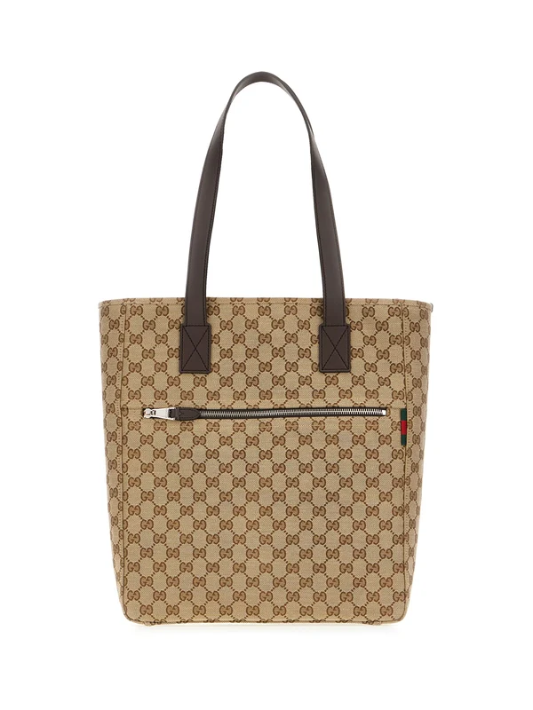Gucci Gg Medium Brown Tote Bags