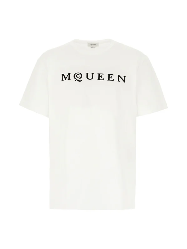 Alexander Mcqueen White Short Sleeve T-Shirt