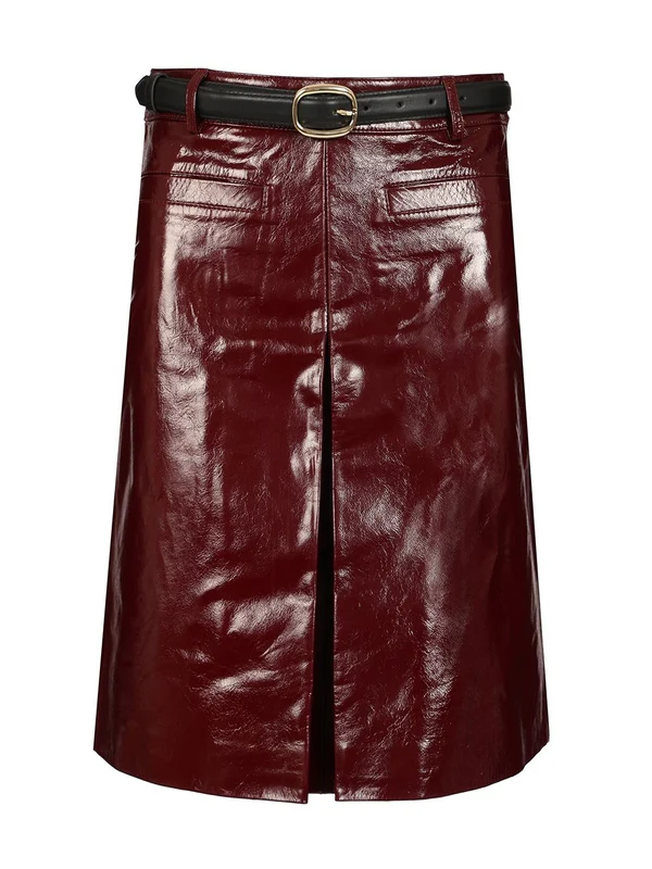 Self-Portrait Burgundy Skirts