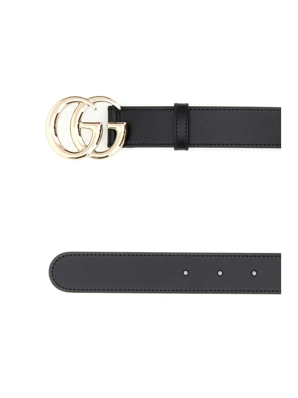 Gucci Black Leather Belts - Image 2