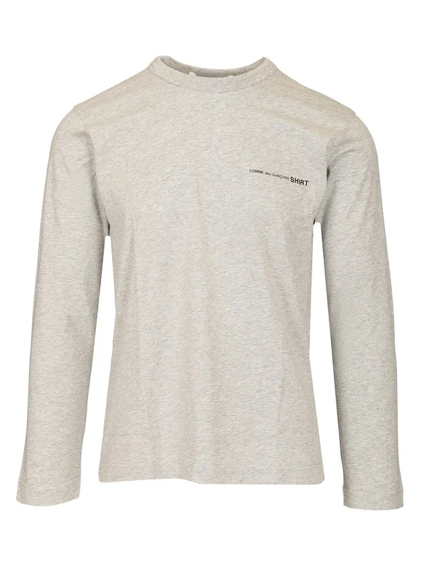 Comme Des Garcons Shirt Grey Long Sleeve