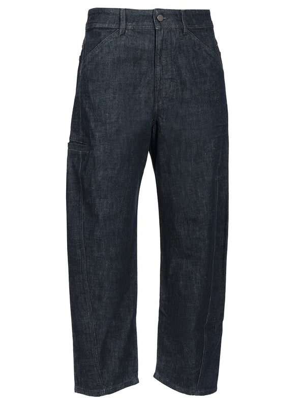 Lemaire TWISTED Workwear Blue Denim Pants