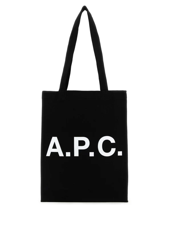 A.P.C. Black Tote Bags