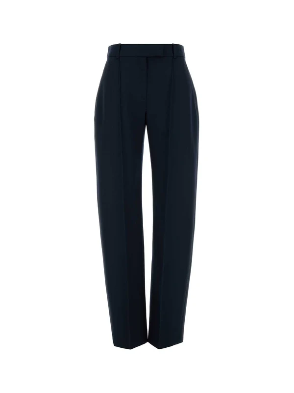 Alexander Mcqueen Navy Trousers