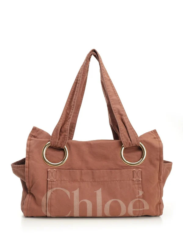 Chloe Brown Tote Bags