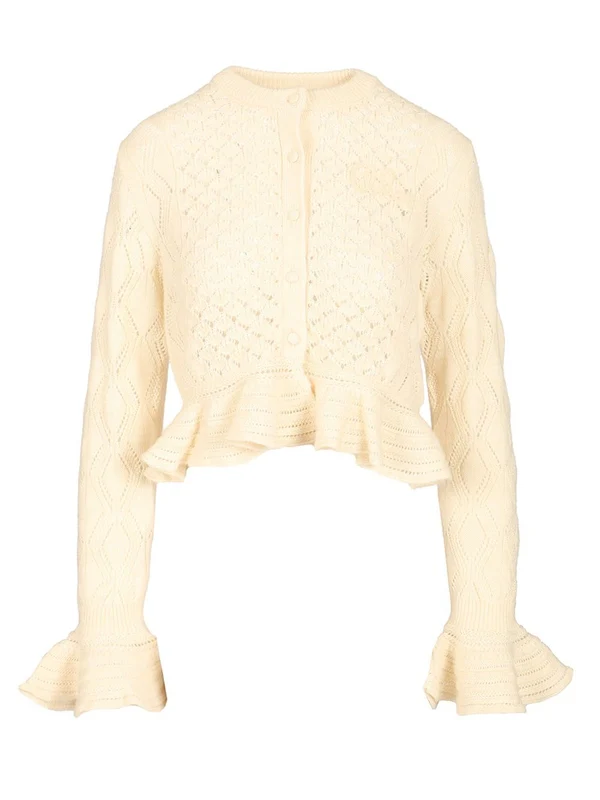 Chloe White Cardigans