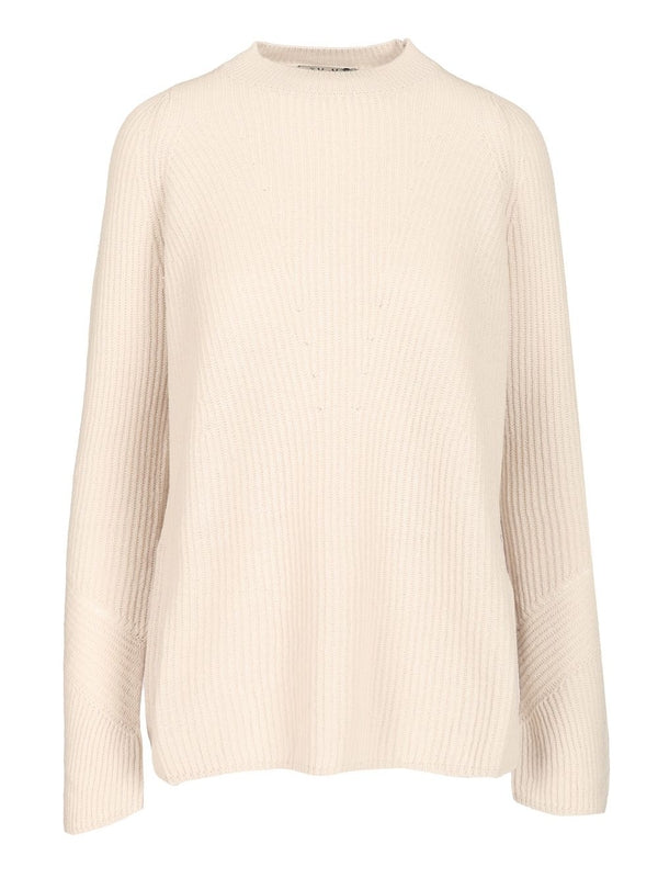 S Max Mara White Knitted