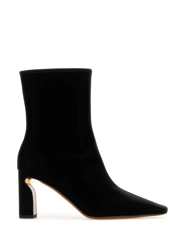 Alexander Mcqueen Black Ankle Boots