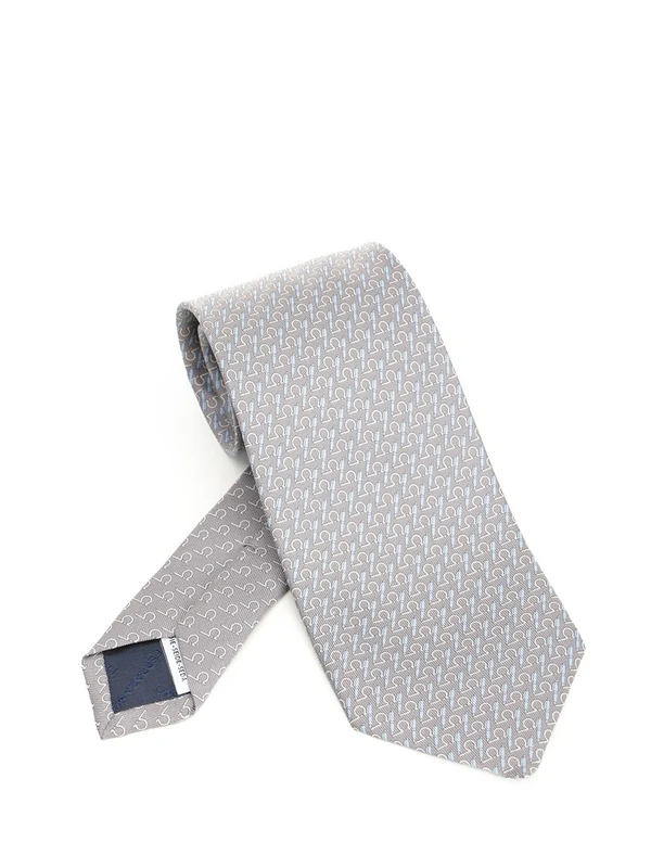 Ferragamo Grey Neck Ties