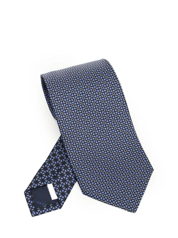Ferragamo Blue Neck Ties