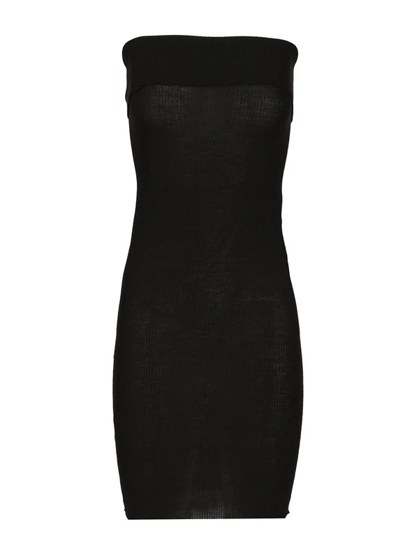 Rick Owens Black Mini Dress
