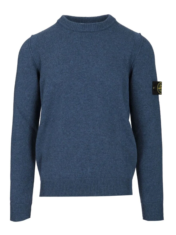 Stone Island Blue Knitted