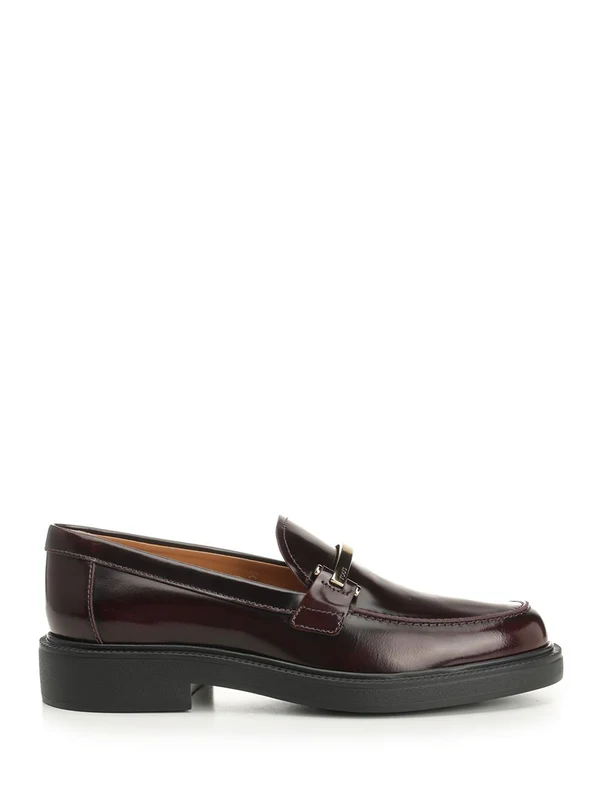 Tod'S Burgundy Loafers