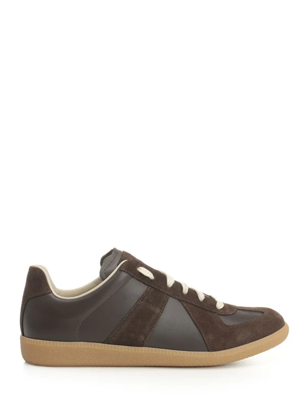 Maison Margiela Brown Low Top Sneakers