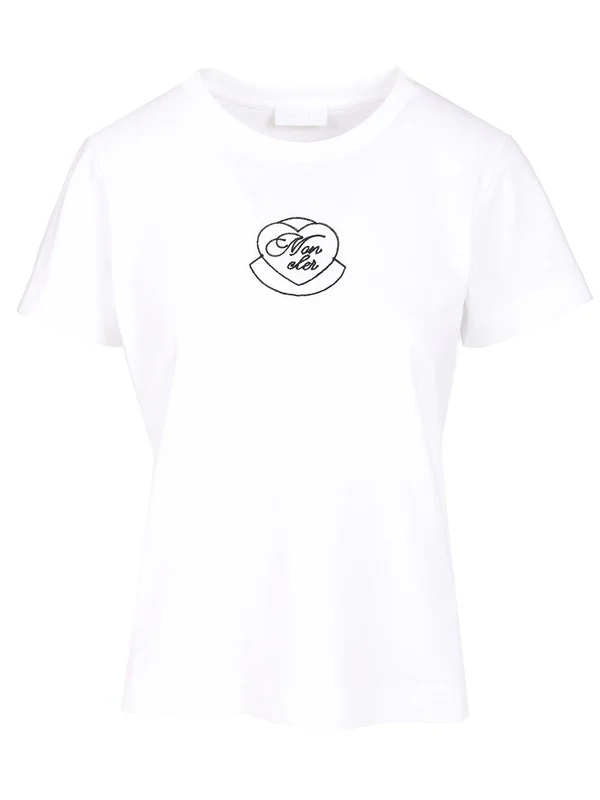 Moncler White Half Sleeve