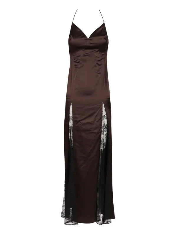 Staud Brown Long Dress