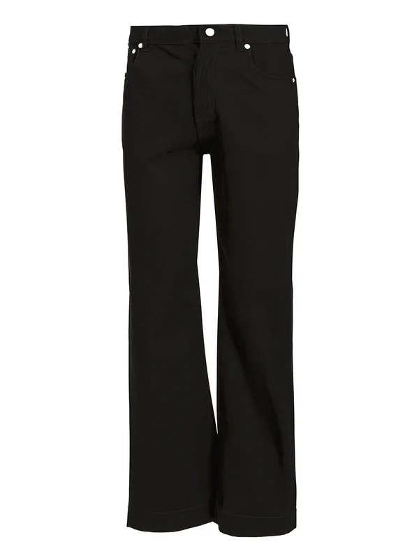 Alexander Mcqueen Black Denim Pants