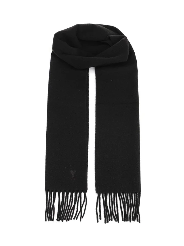 Ami Black Wool Mufflers