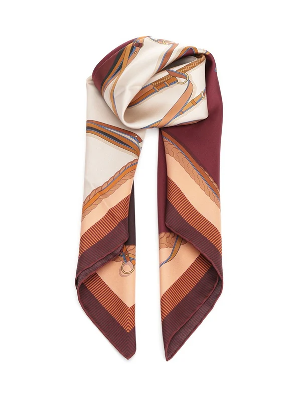 Longchamp Multicolor Silk Mufflers