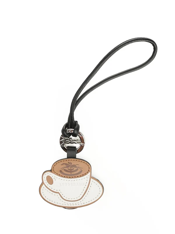 Longchamp Black Ivory Keyrings