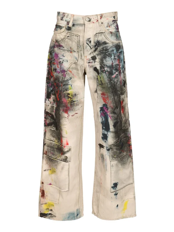 Acne Studios Beige Denim Pants