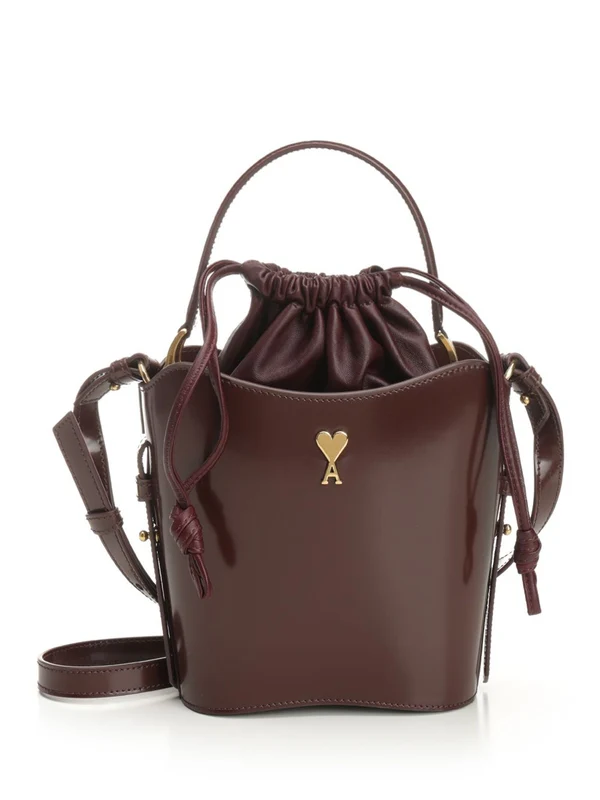 Ami Burgundy Tote Bags
