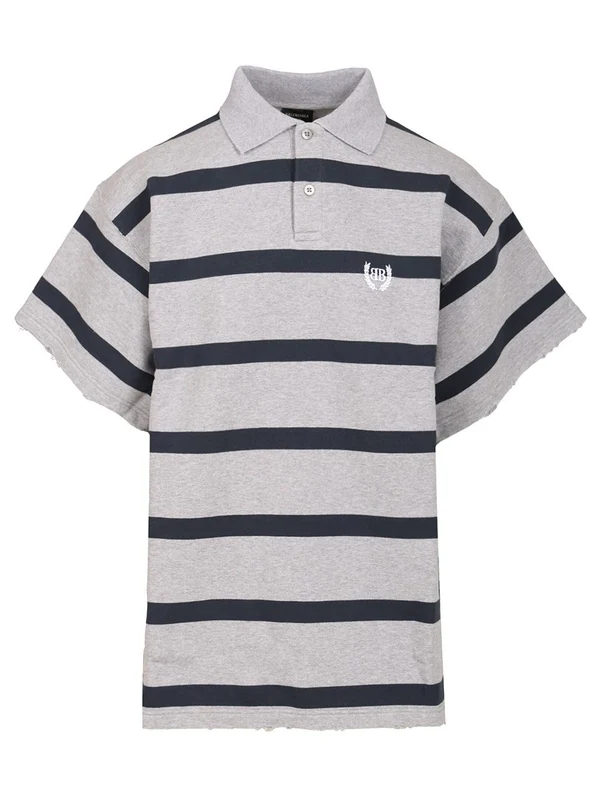 Balenciaga Grey Polo Shirts