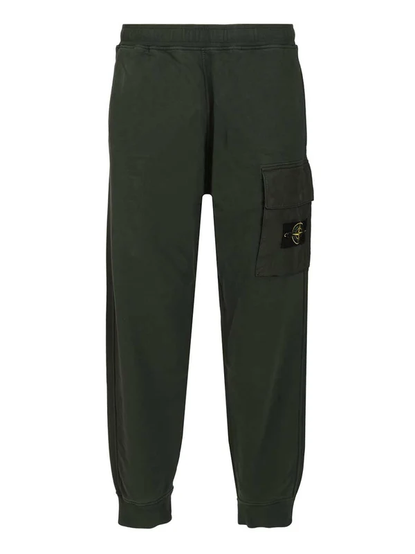 Stone Island Green Casual Pants