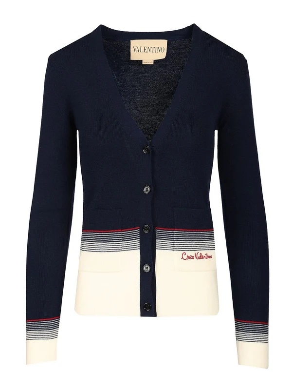 Valentino Blue Cardigans