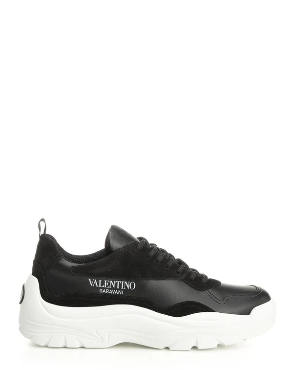 Valentino Black Low Top Sneakers