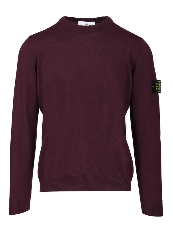 Stone Island Burgundy Knitted
