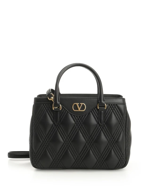 Valentino Black Tote Bags