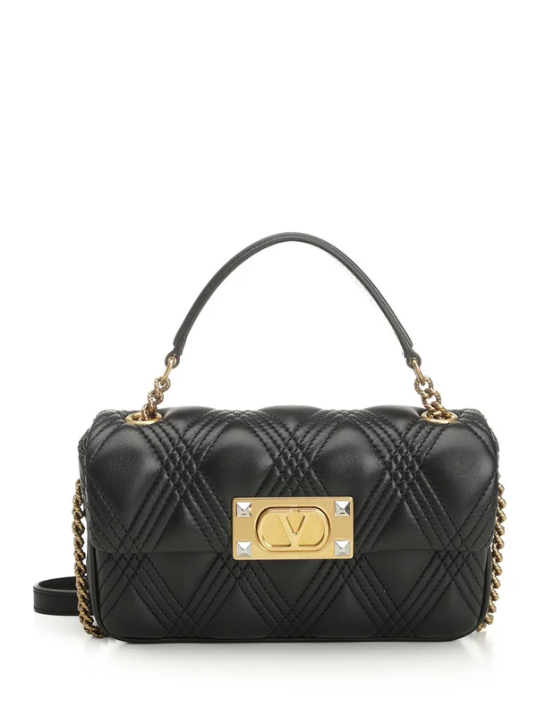 Valentino Black Tote Bags