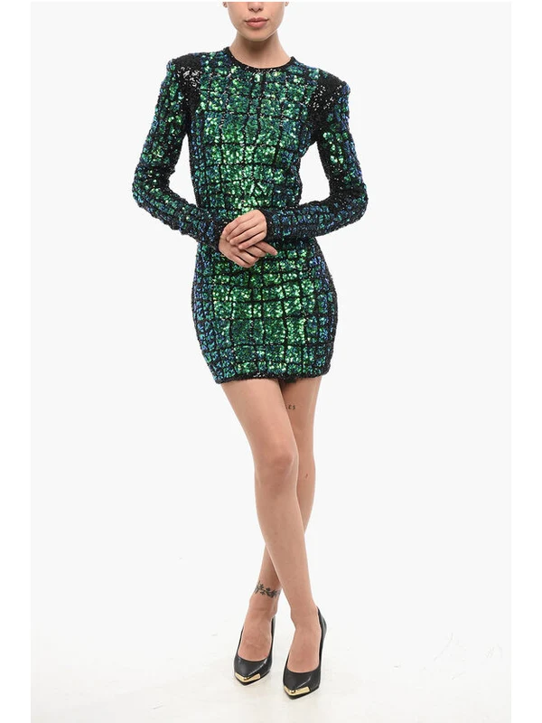 Balmain Multicolor Mini Dress