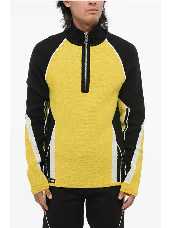Balmain Black Yellow Knitted
