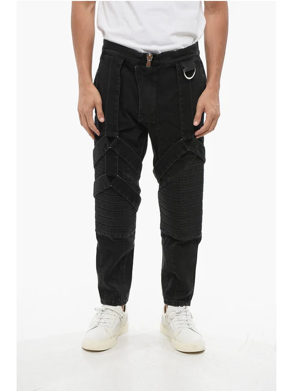 Balmain Black Denim Pants