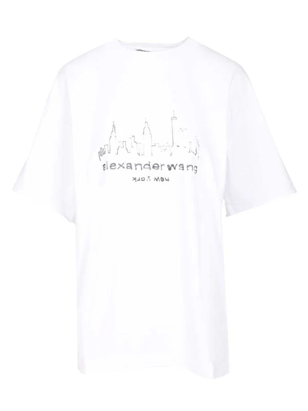 Alexanderwang White Half Sleeve