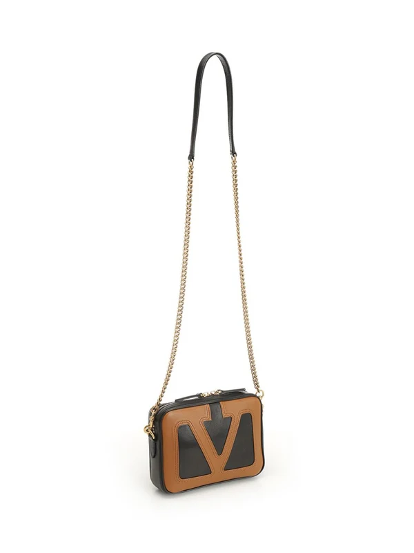 Valentino Black Brown Cross Bags - Image 5
