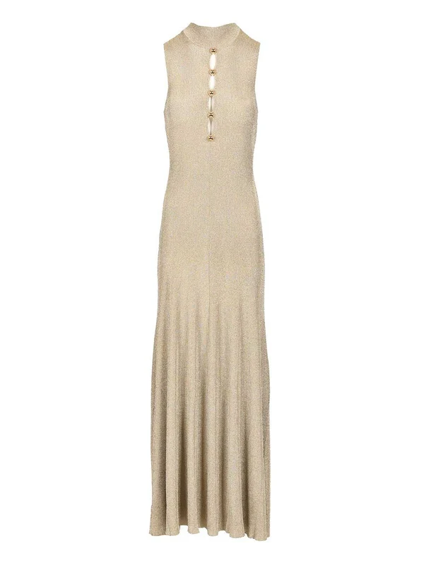 Self-Portrait Beige Long Dress