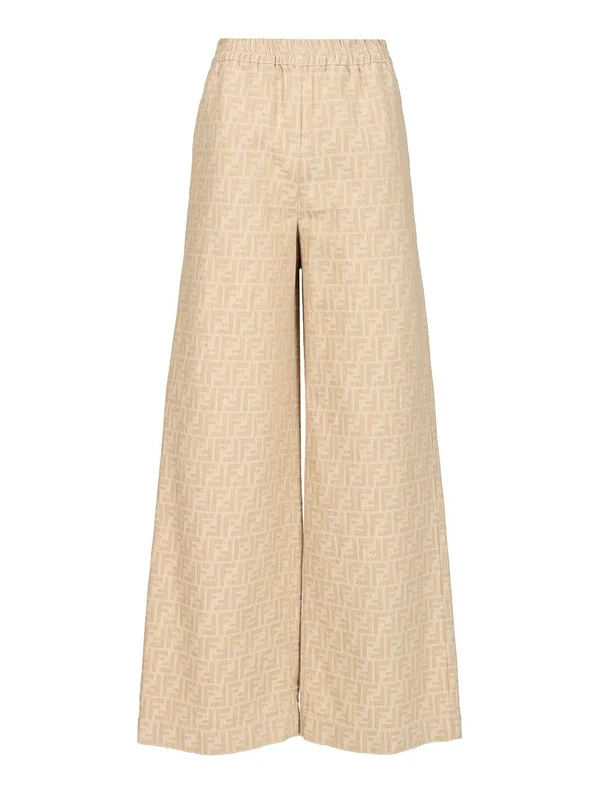 Fendi Beige Trousers