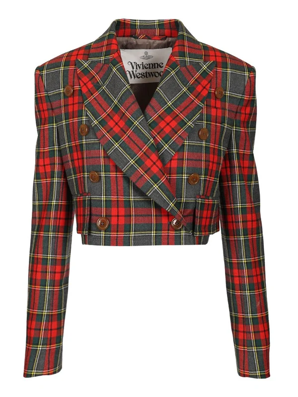 Vivienne Westwood Multicolor Checked Tailored Jackets
