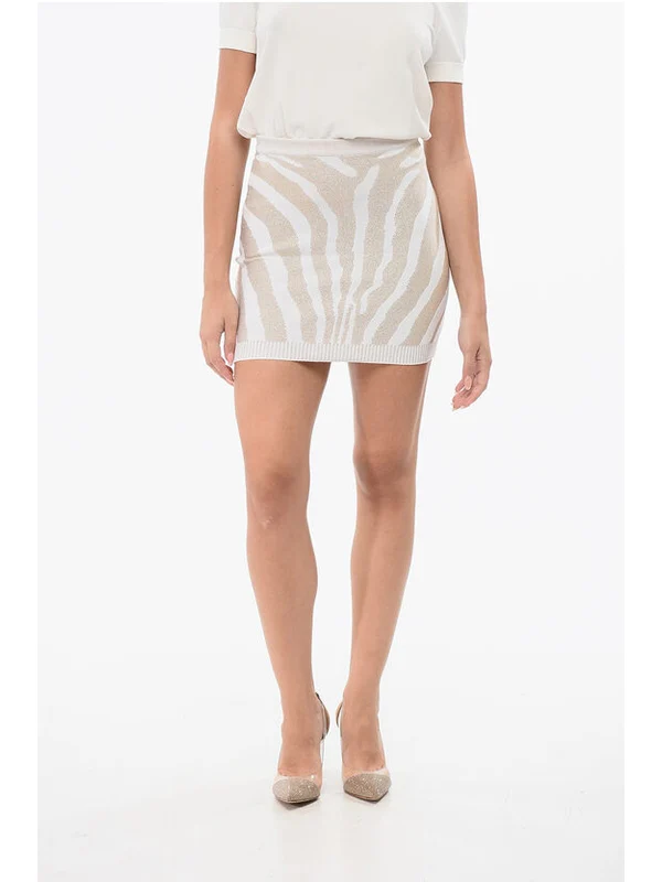 Balmain Grey Skirts