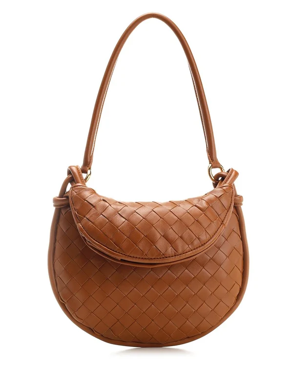 Bottega Veneta Gemelli Small Brown Crossbody & Shoulder Bags